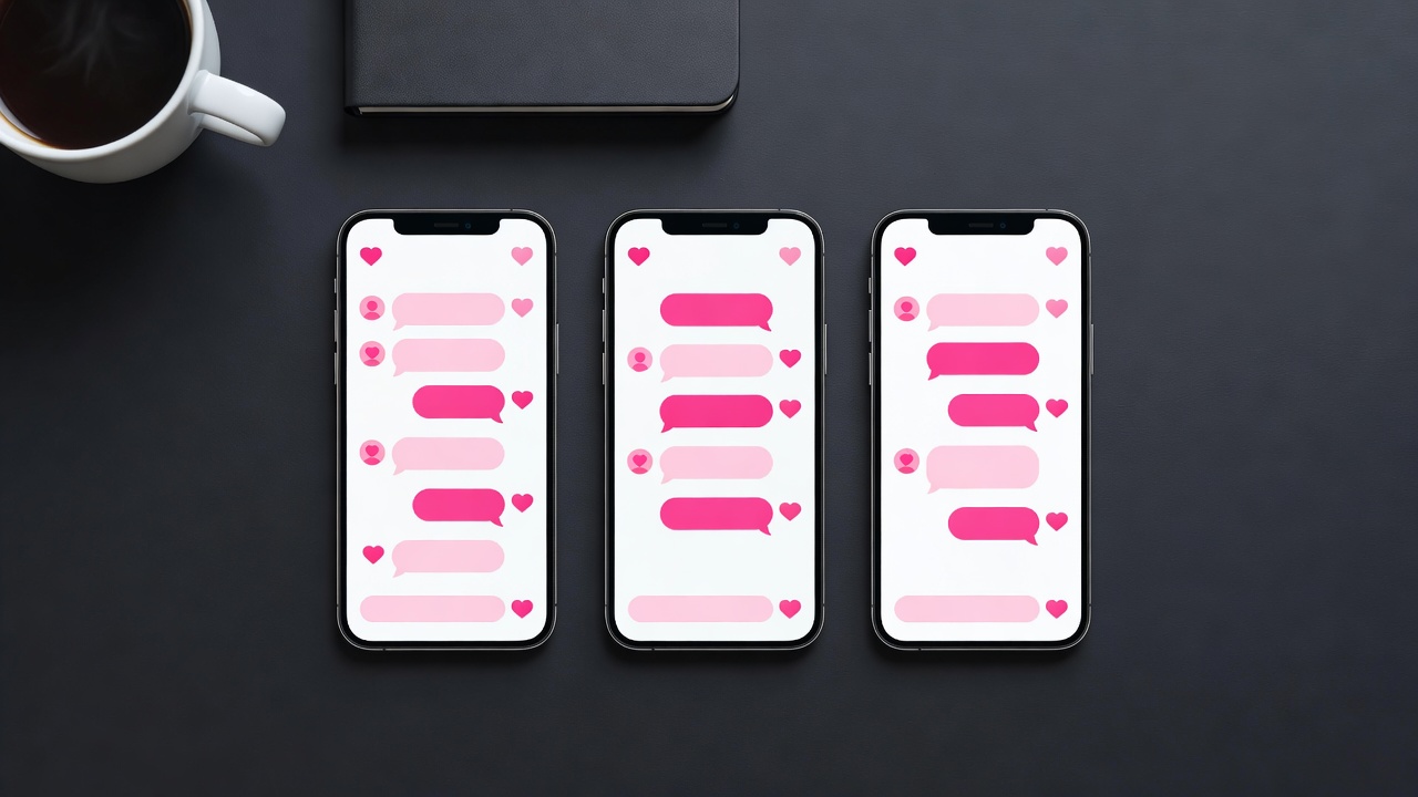Comparison of AI companion apps on a phone screen, showing chat, memory and voice call options side by side