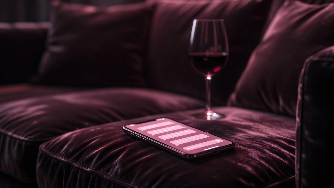 Adult using a phone to compare NSFW AI chat apps by content rules, free tier limits and price
