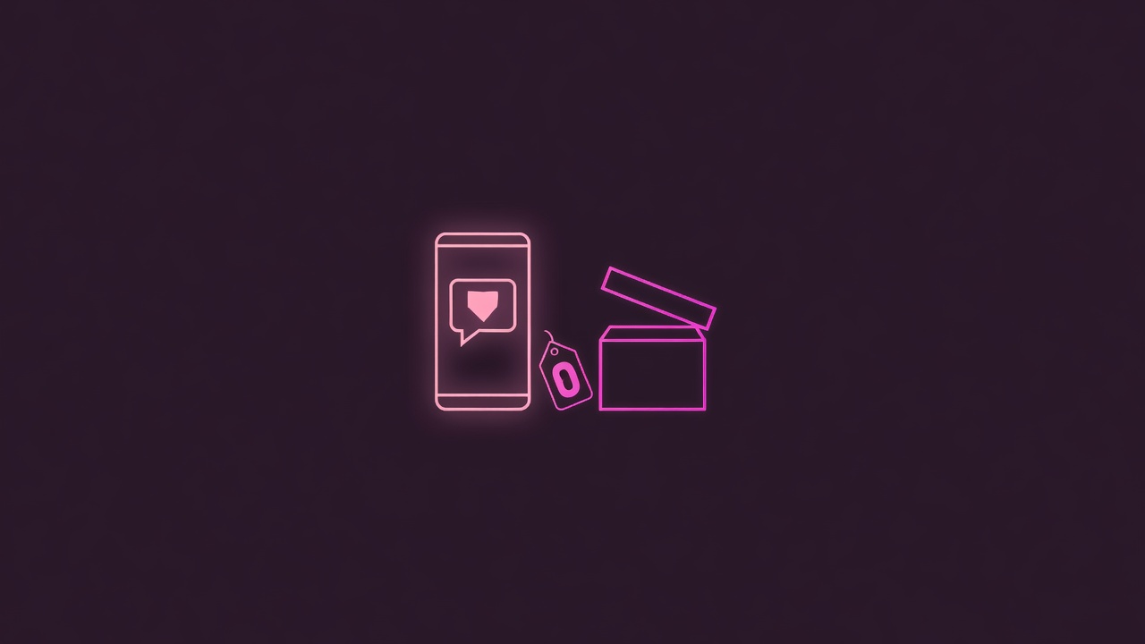 Person chatting with a free AI girlfriend app on a phone in a softly lit room